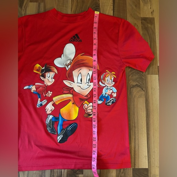 Vintage Adidas Red Tee - Picture 3 of 5